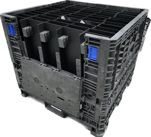 Plastic Crate with Partition Aerospace