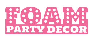 foam party decor logo