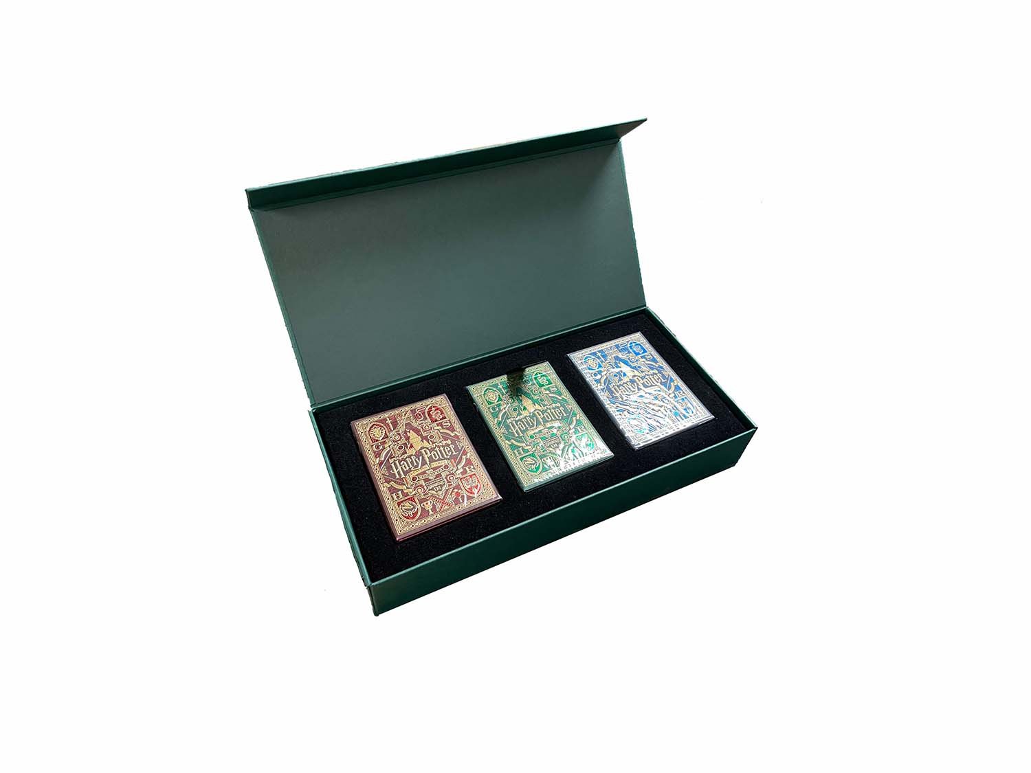 Deck of cards in a custom package with foam inserts