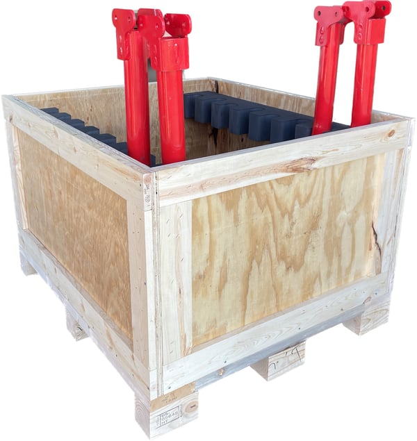 ROPS Returnable Packaging with Wood and XLPE-1